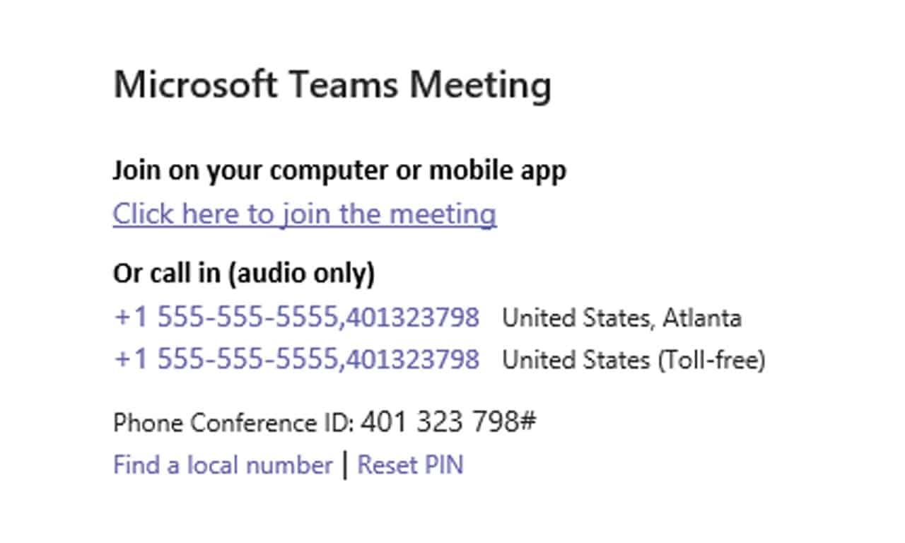 Microsoft Teams Meeting Invitation Formatting Update - Abel Solutions For Email Template For Meeting Invitation