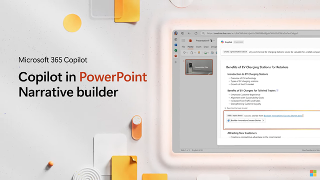 Microsoft 365 Copilot: The Next Wave of Productivity 13 Microsoft 365 Copilot in PowerPoint