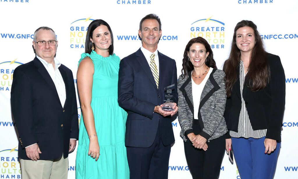 Abel Team GNFCC Small Business Awards Luncheon - Abel Solutions Receives Small Business of Excellence Award from Greater North Fulton Chamber