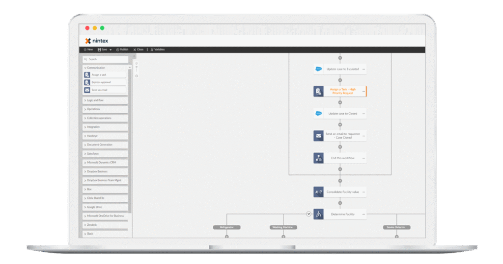 Looking to the Future with Nintex Workflow Cloud 9 Nintex Workflow Cloud on a lapton